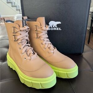 Sorel Caribou X Waterproof Leather Lace-Up Boot (Women) Canoe/Tippet